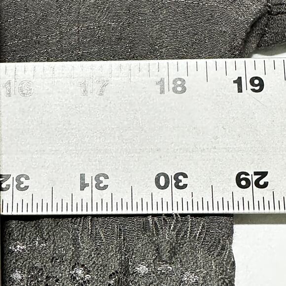 Miilla Clothing Dress S Gray Long Sleeve Boho Semi Sheer Romantic Grunge Prairie - Picture 9 of 9